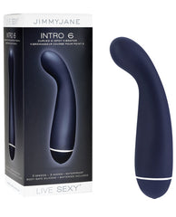 JimmyJane Intro 6 G Spot Blue - Eros Fine Goods