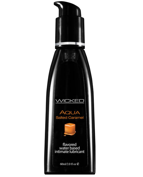 Wicked Aqua Flavored Lubricant Salted Caramel - Eros Fine Goods