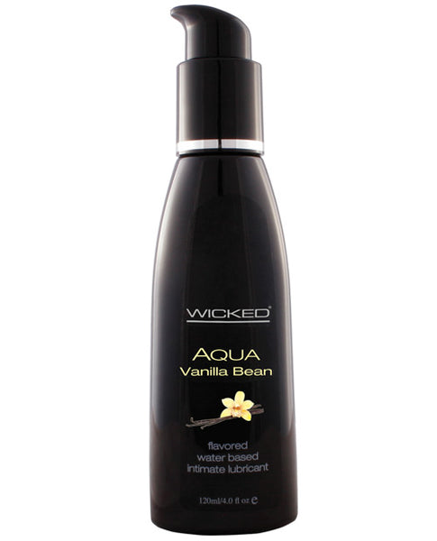 Wicked Aqua Flavored Lubricant Vanilla Bean - Eros Fine Goods