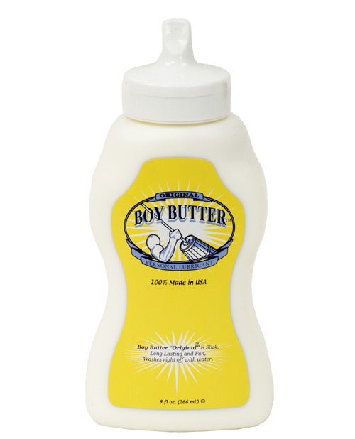 Optional title display Boy Butter 9oz Squeeze - Eros Fine Goods