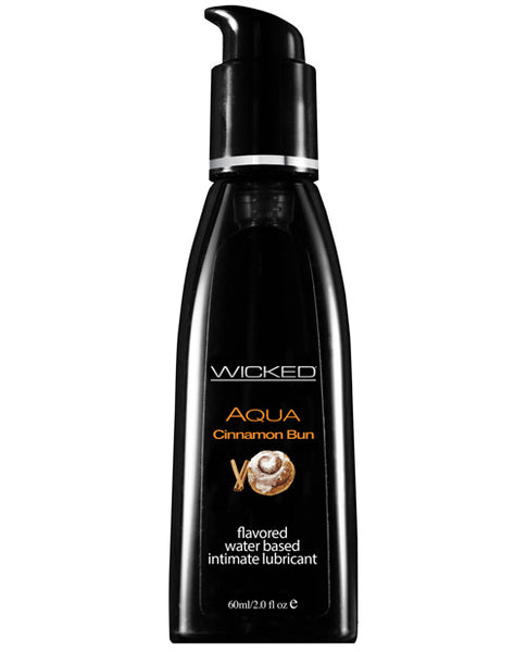 Wicked Aqua Flavored Lubricant Cinnamon Bun - Eros Fine Goods