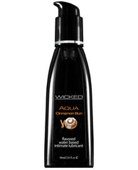 Wicked Aqua Flavored Lubricant Cinnamon Bun - Eros Fine Goods