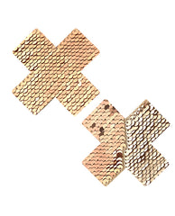 NevaNude Pasties - Gold Cross - Eros Fine Goods