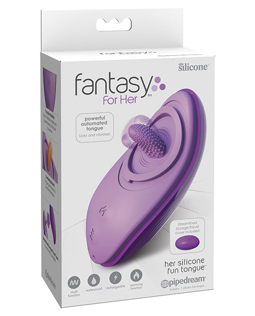 Optional title display Fantasy for Her Silicone Fun Tongue - Purple