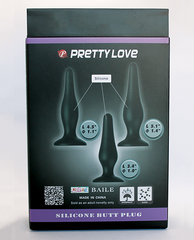 Pretty Love Beginners Mini Anal Kit three sizes