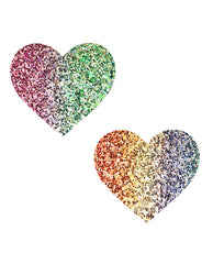 NevaNude Pasties - Sparkle Hearts - Eros Fine Goods