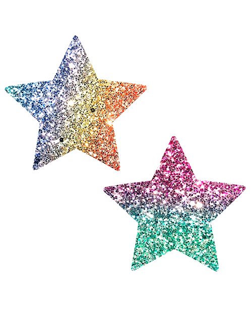 Optional title display NevaNude Pasties - Sparkle Stars - Eros Fine Goods