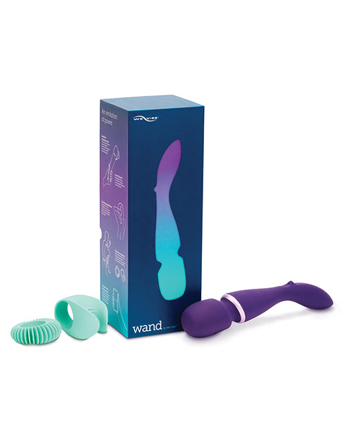 Optional title display We-Vibe Wand w/Two Attachments