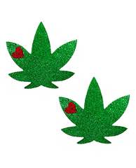 NevaNude Pasties - Weed Love - Eros Fine Goods
