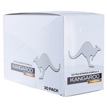 Kangaroo White X-Intense For Him Display of 30 - Eros Fine Goods