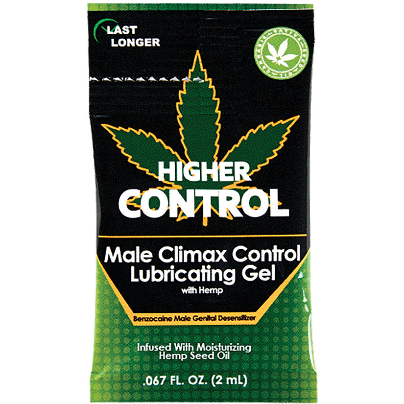 Higher Control Male Climax Control Gel Foil - Eros Fine Goods