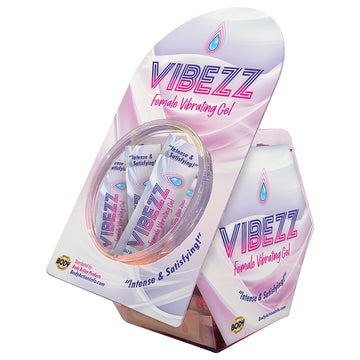 Vibezz Stimulating Gel Stick Pack Display Jar of 50 - Eros Fine Goods