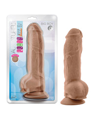 Blush Au Natural 10" Big Boy Realistic Dildo W/balls - Mocha
