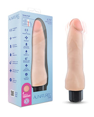 Blush Au Naturel 8.75" Vibrating Realistic G-spot Dildo - Beige