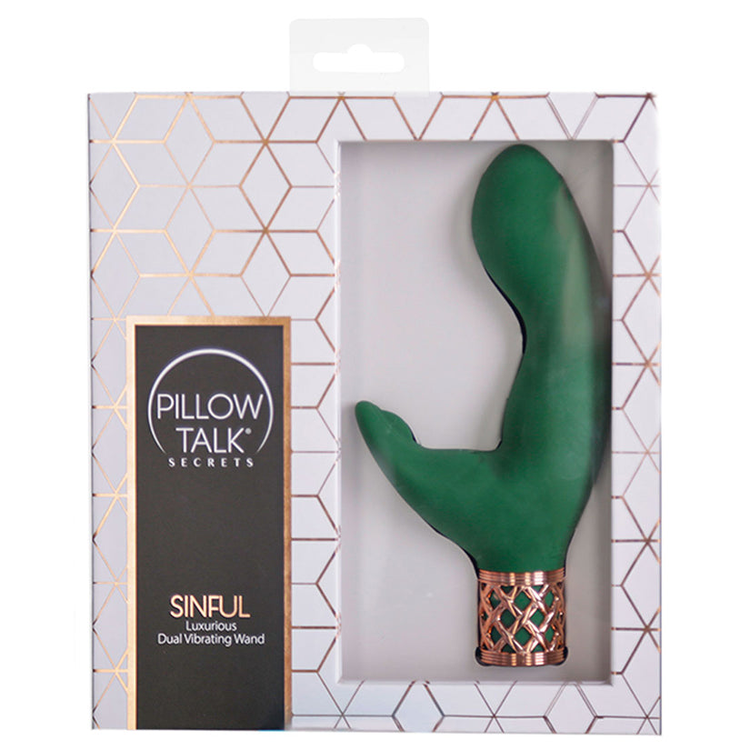 Pillow Talk Secrets Sinful-Green - Eros Fine Goods