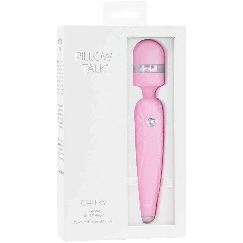 Pillow Talk Cheeky Wand Massager-Pink - Eros Fine Goods