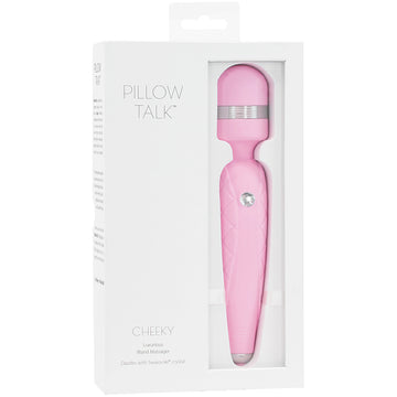 Pillow Talk Cheeky Wand Massager-Pink - Eros Fine Goods