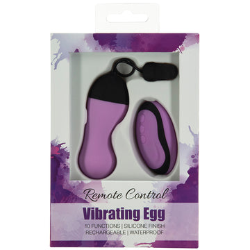 Remote Control Vibrating Egg-Purple - Eros Fine Goods