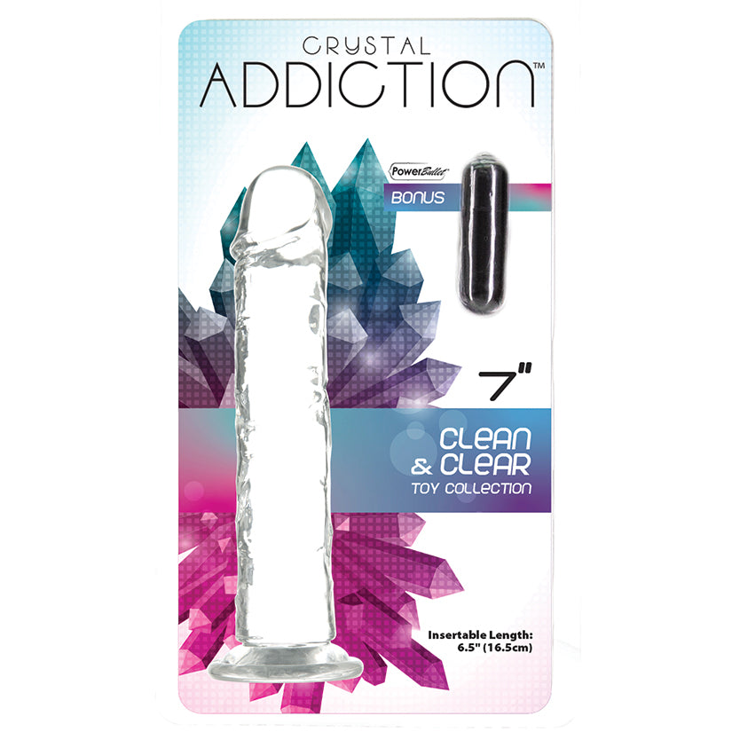 Crystal Addiction Straight Dong 7" - Eros Fine Goods