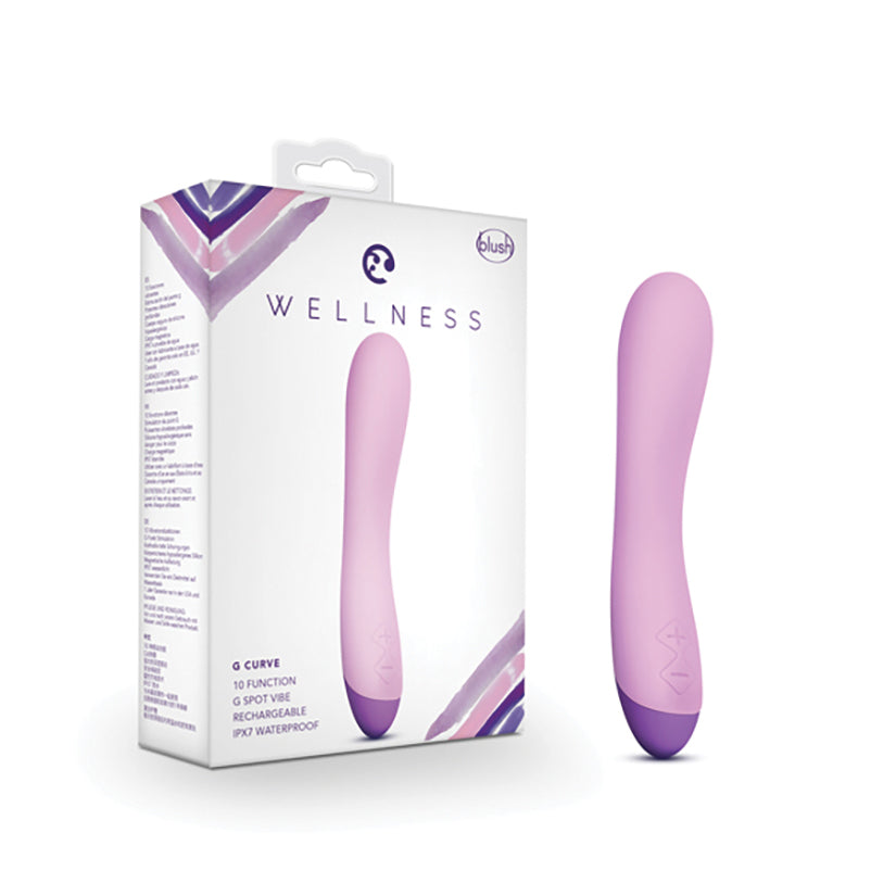 Wellness G Curve-Purple 8" - Eros Fine Goods