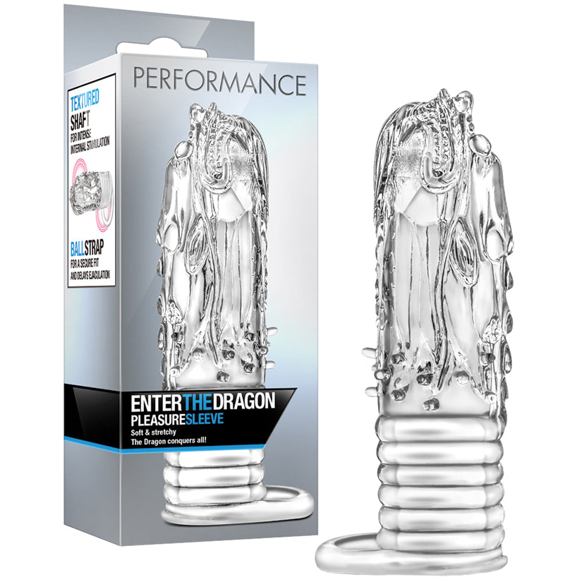 Performance Enter The Dragon Sleeve-Clear - Eros Fine Goods
