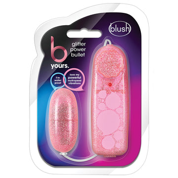 B Yours Glitter Power Bullet-Pink - Eros Fine Goods