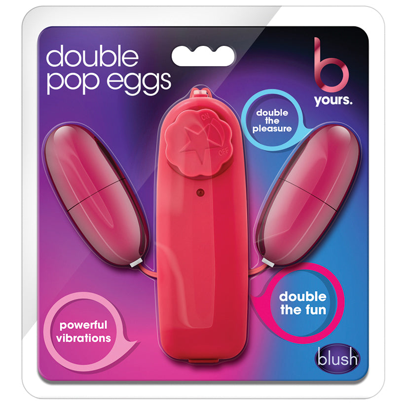B Yours. Double Pop Eggs-Cerise - Eros Fine Goods