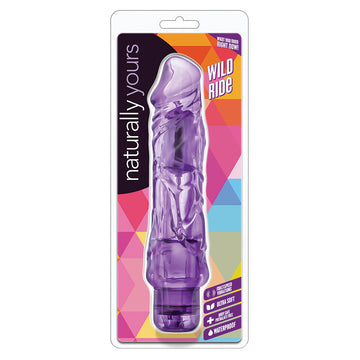 Naturally Yours Wild Ride-Purple 9" - Eros Fine Goods
