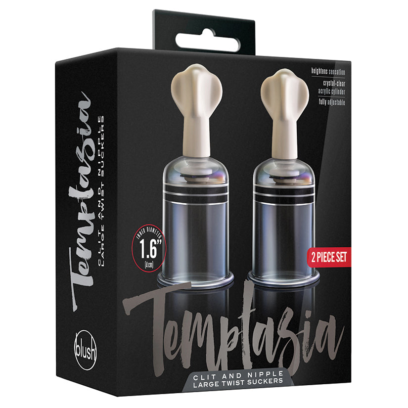 Temptasia Clit And Nipple Suckers-Clear - Eros Fine Goods