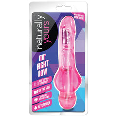 Naturally Yours Mr. Right Now-Pink 6.5" - Eros Fine Goods