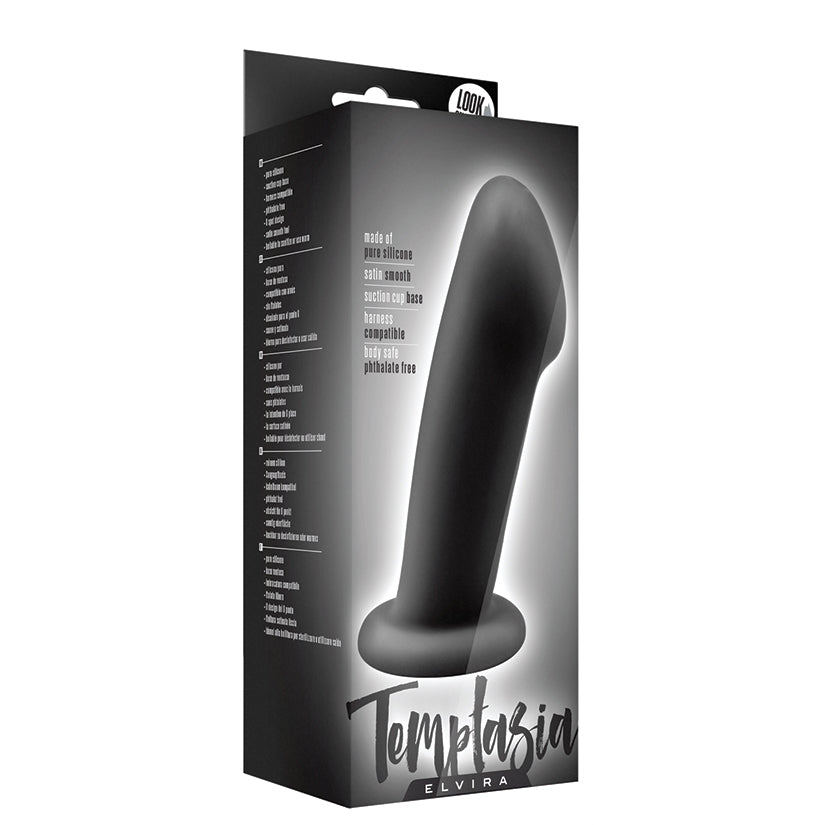 Temptasia Elvira G-Spot-Black 6" - Eros Fine Goods