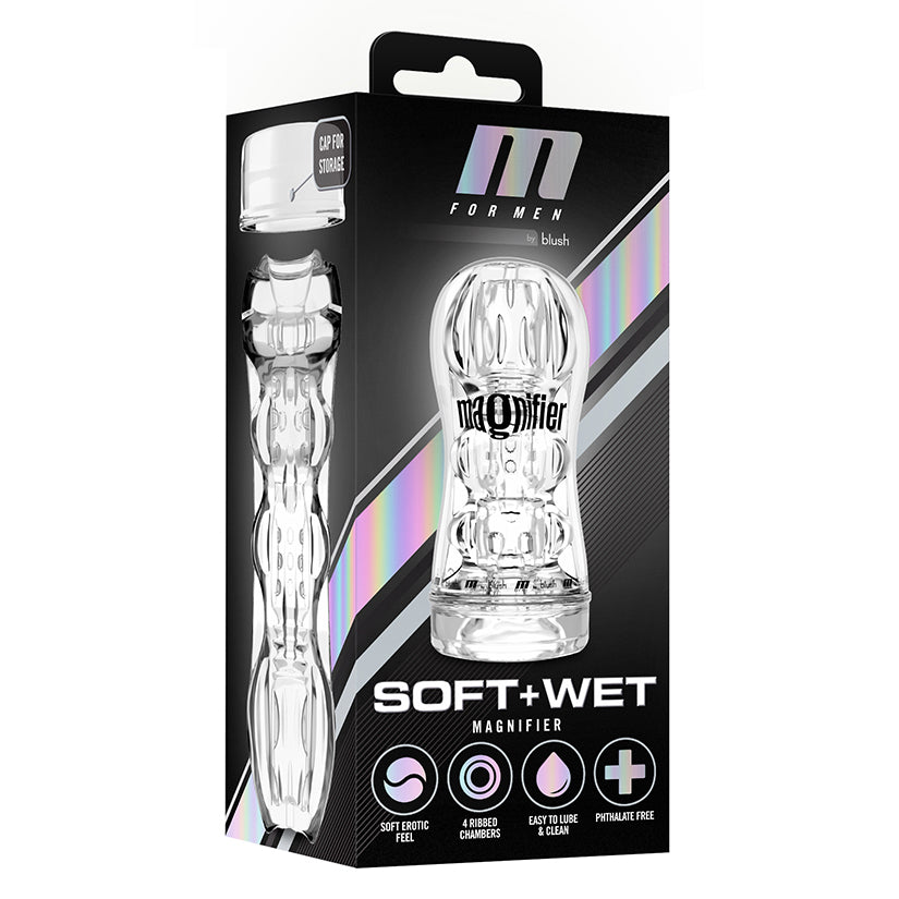 M for Men Soft and Wet Magnifier-Clear - Eros Fine Goods