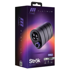 M Elite Platinum Strok-Black - Eros Fine Goods