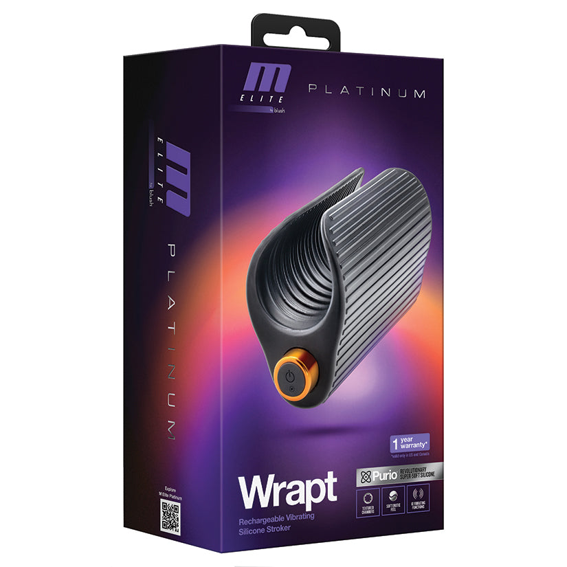 M Elite Platinum Wrapt-Black - Eros Fine Goods