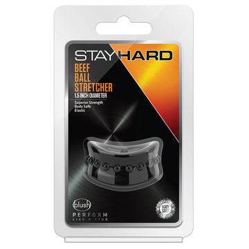 Stay Hard Beef Ball Stretcher 1.5" Diameter-Black - Eros Fine Goods