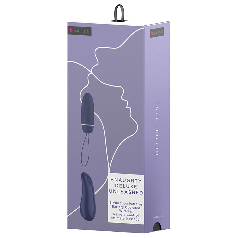 B Swish Bnaughty Deluxe Unleashed-Midnight Blue - Eros Fine Goods