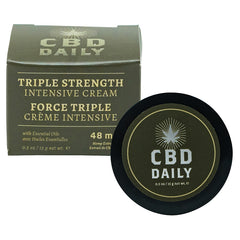 CBD Daily Triple Strength Intensive Cream Travel Size 0.5oz - Eros Fine Goods