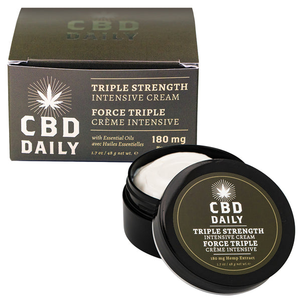 CBD Daily Triple Strength Intensive Cream 1.7oz - Eros Fine Goods