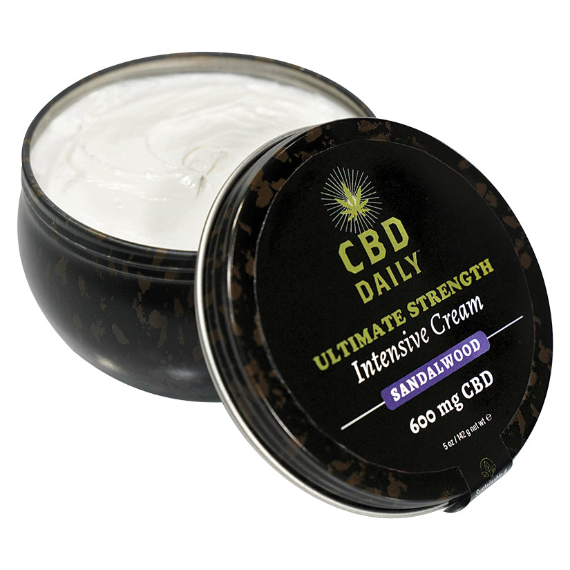 CBD Daily Ultimate Strength Intensive Cream-Sandalwood 5oz - Eros Fine Goods