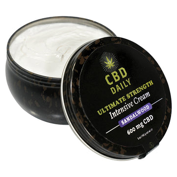 CBD Daily Ultimate Strength Intensive Cream-Sandalwood 5oz - Eros Fine Goods