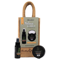 Earthly Body CBD Daily Ultimate Strength Holiday Jute Bag-Grapefruit - Eros Fine Goods