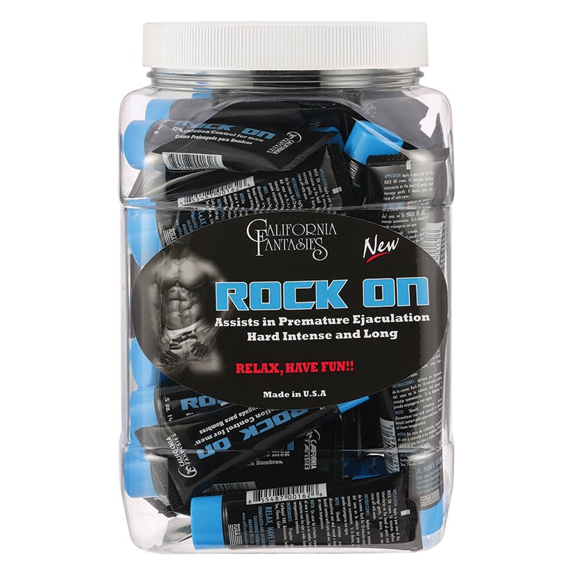 Rock On Ejaculation Control for Men 0.5oz Tube Bowl of 36 - Eros Fine Goods