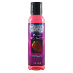 Razzels Warming Lube-Sinful Strawberry 4oz - Eros Fine Goods