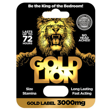 Gold Lion Single Pack Display of 24 - Eros Fine Goods