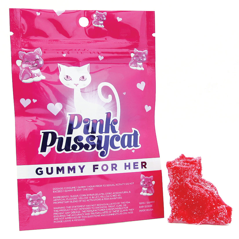 Pink Pussycat Gummy Single Pack - Eros Fine Goods
