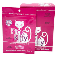 Pink Kitty Single Pill Display of 24 - Eros Fine Goods