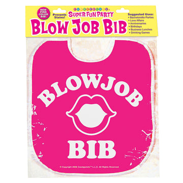 Blow Job Bib-Pink - Eros Fine Goods