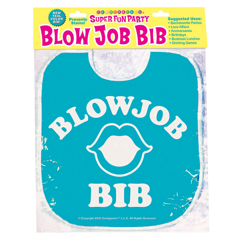 Blow Job Bib-Teal - Eros Fine Goods