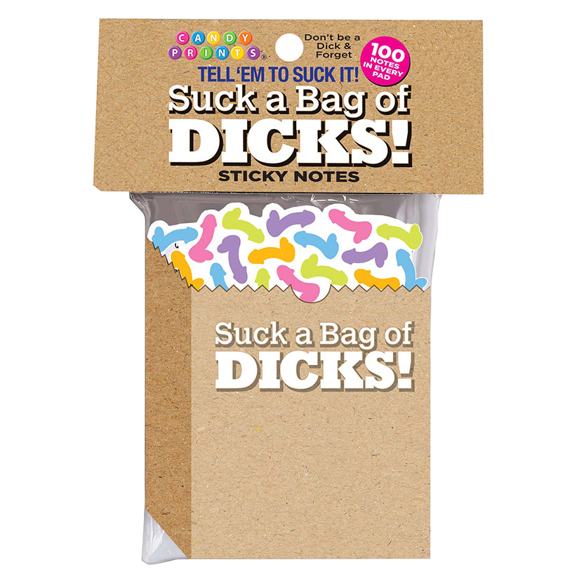 Suck A Bag of Dicks Sticky Notes - Eros Fine Goods