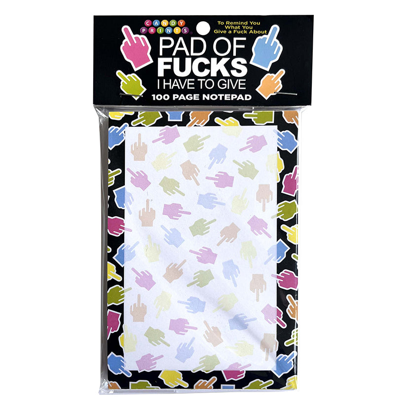 Pad of Fucks I Have to Give Notepad - Eros Fine Goods
